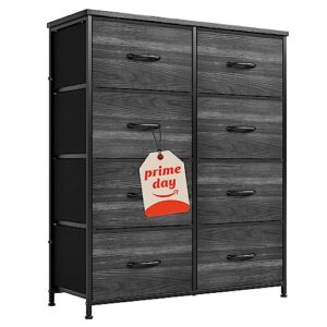 nicehill dresser, dresser for bedroom with drawers, chest of drawers for bedroom, storage drawer organizer dressers & chests of drawers, fabric dresser with storage drawers, black wood grain