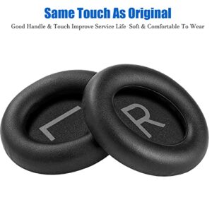 JULONGCR NC700 Earpads Replacement 700 Ear Pads Cups Ear Cushion Kit Covers Leather Parts Accessories Compatible with Bose Noise Cancelling Headphones 700/nc700. (Black)
