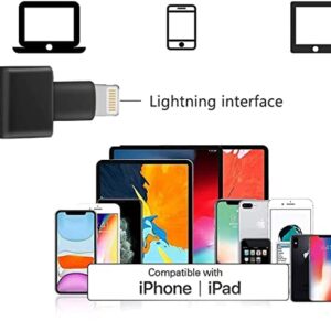 Lightning Extender Adapter,3Pack Apple MFI Certified iPhone Charger Extension dongle Lightning Male to Female Dock Extender for iPhone 14 13 12 11 X XS XR 8 7 6 Transfer Audio Video Data Charging