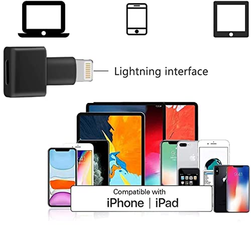 Lightning Extender Adapter,3Pack Apple MFI Certified iPhone Charger Extension dongle Lightning Male to Female Dock Extender for iPhone 14 13 12 11 X XS XR 8 7 6 Transfer Audio Video Data Charging