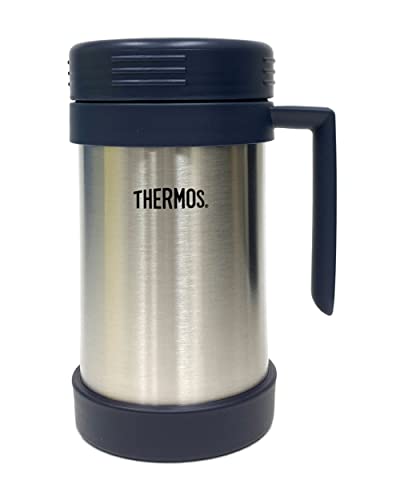 Thermos Brand Vacuum Insulated 500mL Tea/Coffee Mug JMF 500 (Blue)