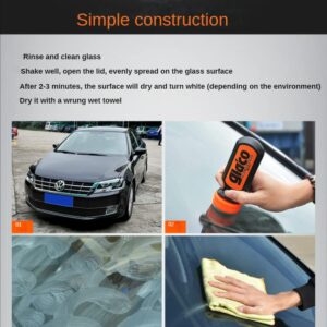 Windshield rainproof agent , ensure clear driving vision in bad rainy weather, so that grease, dirt and rain are not easy to adhere to the glass