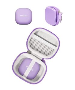 getgear case compatible with samsung galaxy buds 2 pro true wireless bluetooth earbuds w/noise cancelling, galaxy buds pro, galaxy buds 2, galaxy buds (purple)