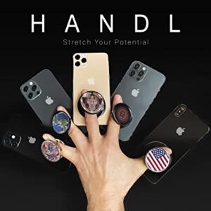 HANDL New York: Black - Handl O Sparkl Collection - Phone Grip and Stand for Smartphone