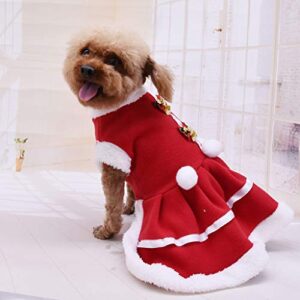 Girl Dog Christmas Sweaters for Medium Dogs Pet Dog Vest Solid Color Coat Dress Cat Warm Sweatshirt Pet Clothes