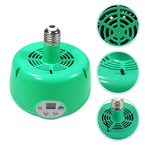 HANABASS 2pcs Hatching Poultry Plastic Tool Green Lamps Pet Ducks Animal Birds Amphibian Chicken Heat Incubation Safe Aquarium Emitter Coop Turtle Hamsters Animals No Snake Lamp Bulb Lambs