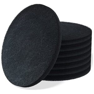 minrun 8 pieces 7.25" round extra thick activated charcoal filters, for kitchen compost bin pail replacement filter, universal size fits all compost bins up to.
