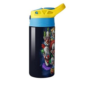 ZHANGXM Killer Horror Klowns Movie from Outer Space Water Bottles Tumbler Double Wall Vacuum Leak Proof Carton Bottles Insulated Children's Water Cup