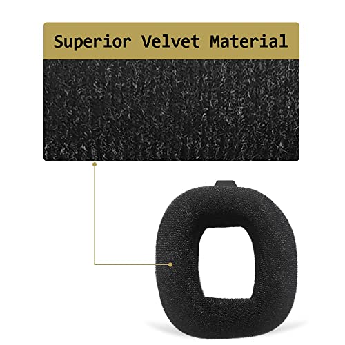 MQDITH Comfort Velour Replacement Ear Pads Compatible with Astro A40 TR Headset