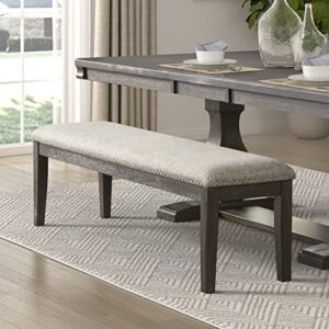 lexicon newbury dining bench, brown