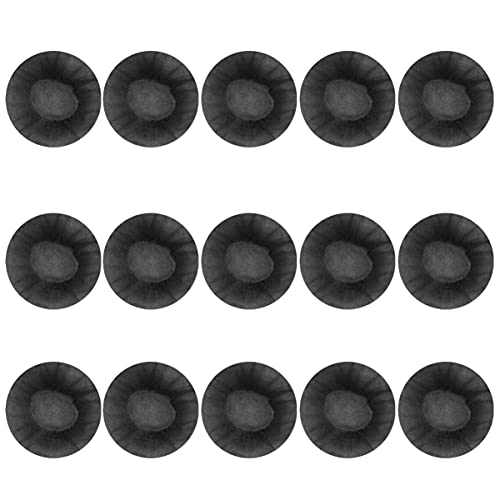Healifty Headphone Ear Covers 100pairs Non- Earcup Most Stretchy Fit Headphone Fabric Earpad Cover Woven Disposable Headphones of Earpads on Sweatproof Sleeve Headphone Earpads