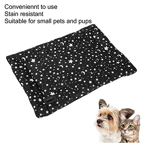 plplaaoo Adjustable Washable Pet Warmer Pad, USB Pet Heating Mat, Foldable Electric Blankets, Indoor Warming Mat for Indoor Pet Warming (25 * 35 A)