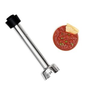 Restaurantware Hi Tek Stainless Steel Blending Shaft - Fits Variable Speed Immersion Blender - 12" - 1 count box,Silver