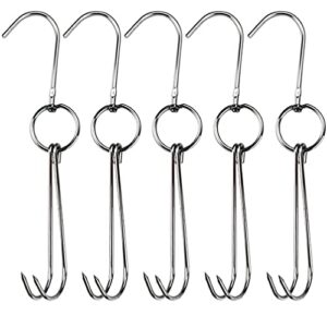 cabilock meat hook outdoor grill outdoor grill 5pcs chinese bacon hanging hooks sausage hooks kitchen meat fish hooks roast duck hook outdoor grills metal hangers metal hangers multitools