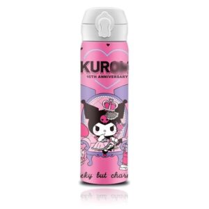 g-ahora anime kitty water bottle,kawaii anime water bottle cup,reusable water bottle for girls 500ml (kur&mel)