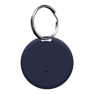 portable tracking bluetooth 5.0 mobile key tracking with ring,smart anti-loss device waterproof device tool pet loc_ator finder tracker for pet cats dogs wallet key,easy to use (dark blue)