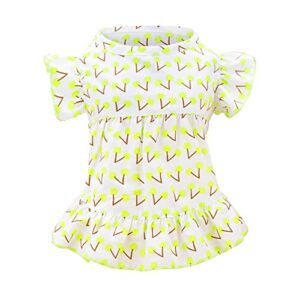 honprad dog dresses large pet dresses spring and summer pet clothes spring cute pet supplies cotton dresses thin skirt