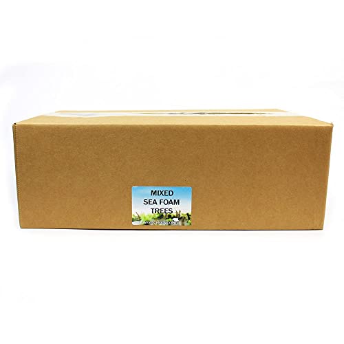 WWS War World Scenics WWScenics Seafoam Trees Box Mixed Size – Model Scenery