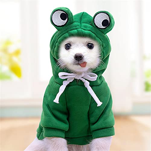 Small Puppy Sweater Sweater Dogs Clothes Pet Cats Love Velvet Dogs Medium-Sized Two-Legged and Pet Clothes