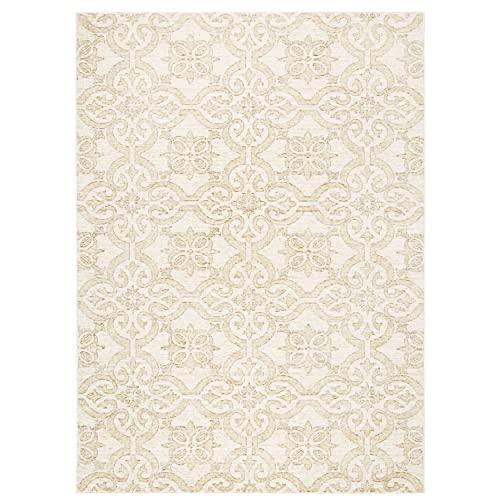 Lillian Lillian August Tiara Helene French Country Moroccan Area Rug, Ivory/Beige, 5'2"x7'8"