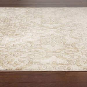 Lillian Lillian August Tiara Helene French Country Moroccan Area Rug, Ivory/Beige, 5'2"x7'8"