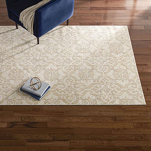 Lillian Lillian August Tiara Helene French Country Moroccan Area Rug, Ivory/Beige, 5'2"x7'8"