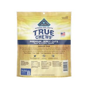 Blue Buffalo True Chews Premium Jerky Cuts Natural Dog Treats, Chicken 22 oz bag