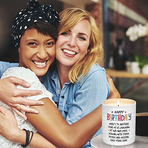 Friendship - Best Friend Gift for Women Birthday Unique - Happy Birthday Gifts for Friend, Bestie Lavender Candle 10Oz