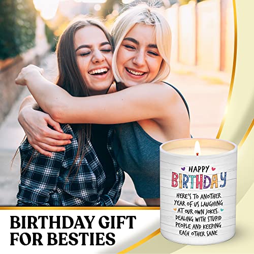 Friendship - Best Friend Gift for Women Birthday Unique - Happy Birthday Gifts for Friend, Bestie Lavender Candle 10Oz