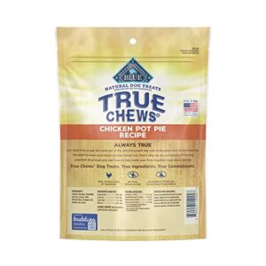 Blue Buffalo True Chews Premium Natural Dog Treats, Chicken Pot Pie 12 oz bag