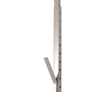 Richards Homewares Over The Door Hanger, 2 Organizer Rack, Adjustable Height Hooks for Coat, Hat, Scarf, Bag, Accessory-Nickel (120401A)