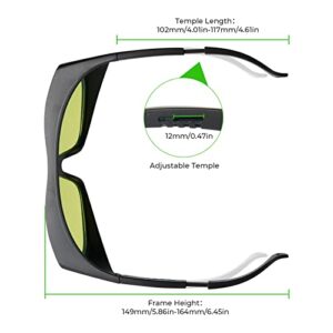 xTool Safety Goggles for Laser 190nm–460nm & 800nm–1100nm, Protect Eyes Effectively, Laser Engraver Accessories
