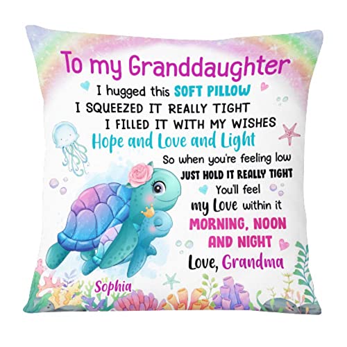 Granddaughter Grandson Sea Animals Hug This Pillow