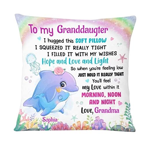 Granddaughter Grandson Sea Animals Hug This Pillow