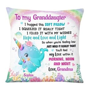 Granddaughter Grandson Sea Animals Hug This Pillow