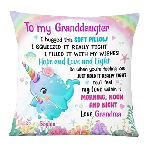 Granddaughter Grandson Sea Animals Hug This Pillow