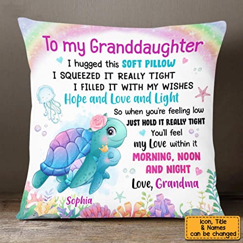 Granddaughter Grandson Sea Animals Hug This Pillow