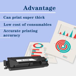 1-Pack TK5152 TK-5152M Magenta Toner Cartridge Replacement for Kyocera TK-5152M M6035cidn M6535cidn P6035cdn Printer.