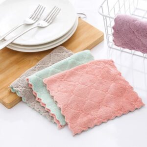 MAGICDOG--6PCS-PACK (16X27CMS) Soft and Thick Microfiber Cleaning Cloth, Suitable for All Environment, Such AS Kitchens, BATHROOMS, CAR WASH ETC