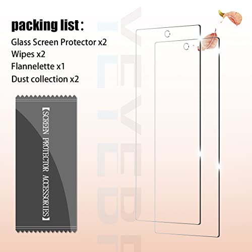 YEYEBF Google Pixel 7 Screen Protector, [2 Pack] Full Coverage Tempered Glass Screen Protector for Pixel 7 [Anti-Shatter][3D Glass][Case-Friendly]