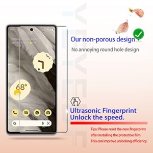 YEYEBF Google Pixel 7 Screen Protector, [2 Pack] Full Coverage Tempered Glass Screen Protector for Pixel 7 [Anti-Shatter][3D Glass][Case-Friendly]