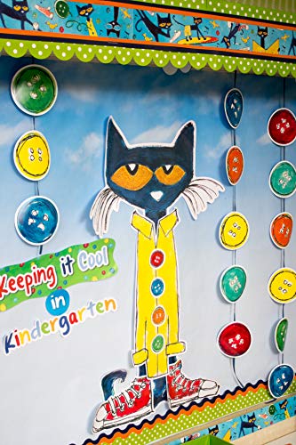 Edupress Pete The Cat Keeping it Cool in Bulletin Board Set (EP63922) & Pete The Cat Groovy Shoes Accents, Pack of 36 (EP63233)