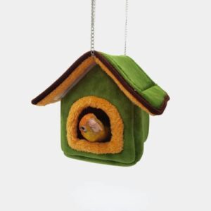 Barn Eleven Winter Warm Bird Nest House Bed Hammock Toy for Pet Pet Parrot Parakeet Cockatiel Conure Lovebird