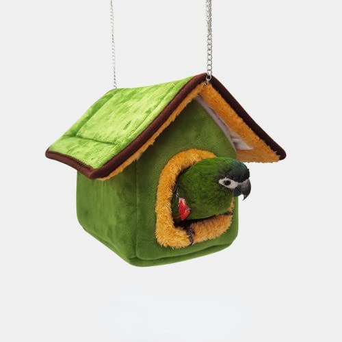 Barn Eleven Winter Warm Bird Nest House Bed Hammock Toy for Pet Pet Parrot Parakeet Cockatiel Conure Lovebird