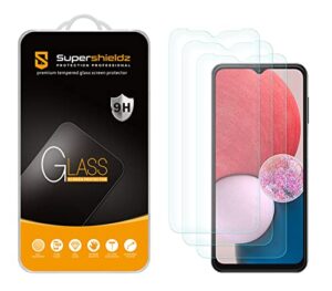supershieldz (3 pack) designed for samsung galaxy a14 5g tempered glass screen protector, anti scratch, bubble free