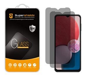 supershieldz (2 pack) (privacy) anti spy screen protector designed for samsung galaxy a14 5g, tempered glass, anti scratch, bubble free