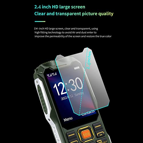 LBEC Unlocked Cell Phone, Unlocked Senior Phone, Stereo Surround Sound, Dual Sim, Messaging (Green)