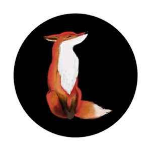 Fox Aesthetic Fox Vintage Fox Lover Gift Beautiful Animal PopSockets Swappable PopGrip