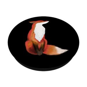 Fox Aesthetic Fox Vintage Fox Lover Gift Beautiful Animal PopSockets Swappable PopGrip