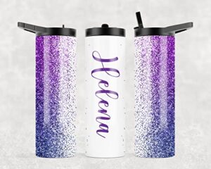 personalized insulated 20oz gym bottle | sports bottle | stainless steel insulated cup | travel cup | double wall coffee cup for hot and cold drinks